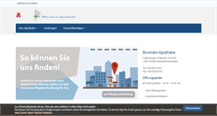 Desktop Screenshot of brunnenapotheke-berlin.de